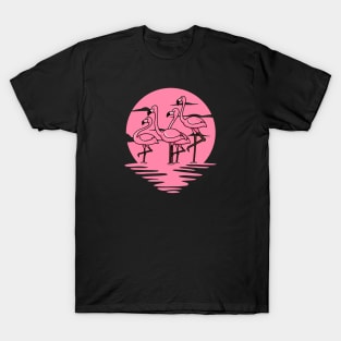 Flamingo Sunset T-Shirt